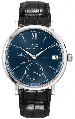 Buy this new IWC Portofino Hand Wound Eight Days 45mm iw510106 mens watch for the discount price of £8,280.00. UK Retailer.